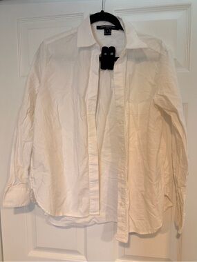 French Connection White Button Down